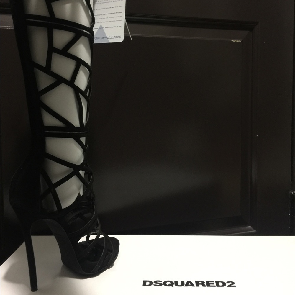 Dsquared runway limited edition cage heel
