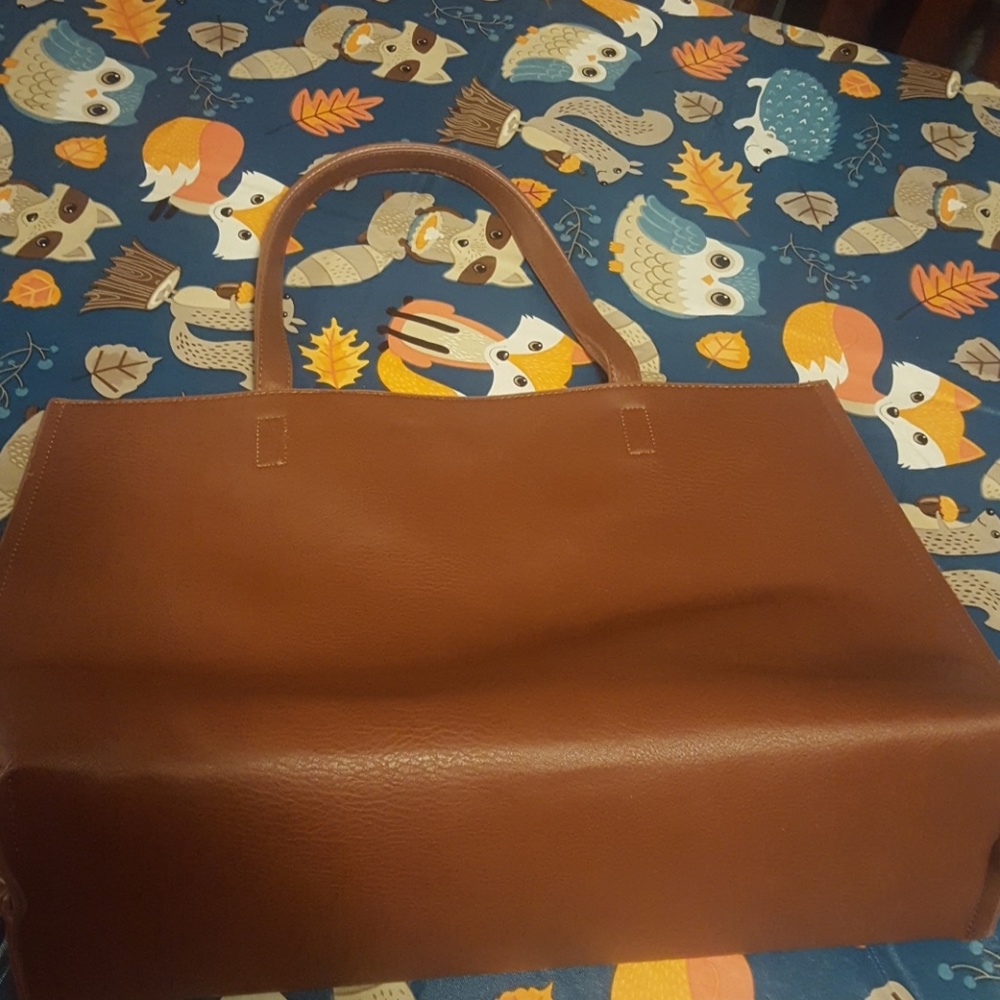 Brown/Blush tote bag