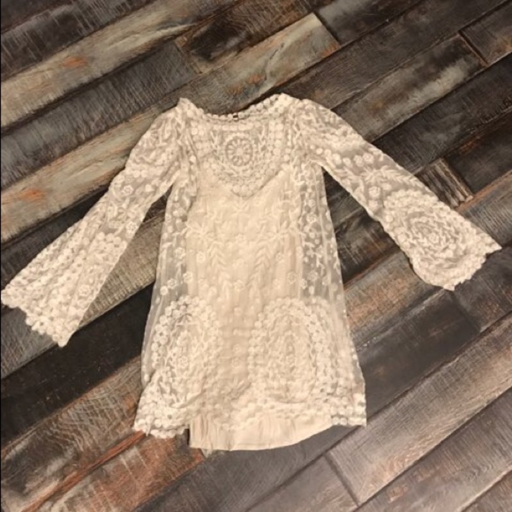 Free People Commemorative Bell Sleeve Dress
