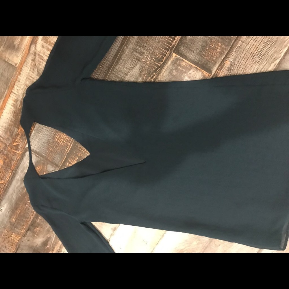 Green Bell Sleeve Dress