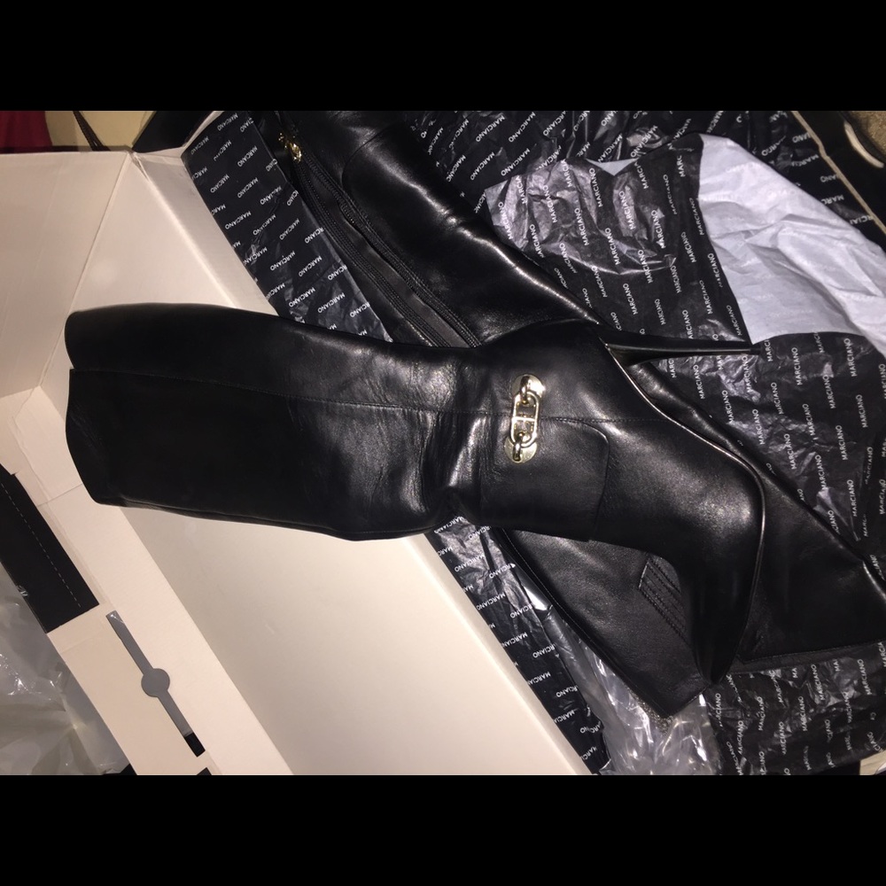 Leather Marciano heel boots