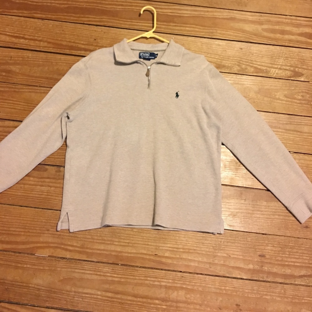 quarter zip pull over