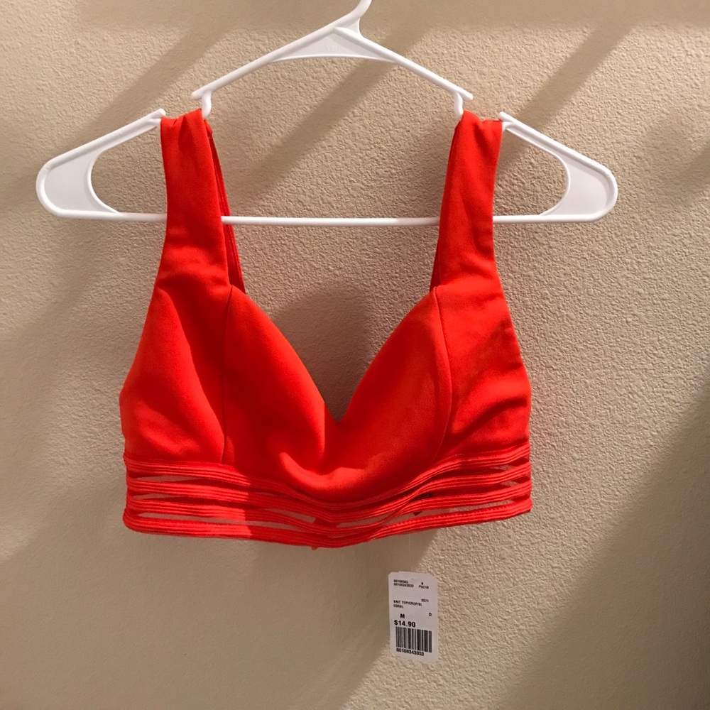 Red-orange bralette
