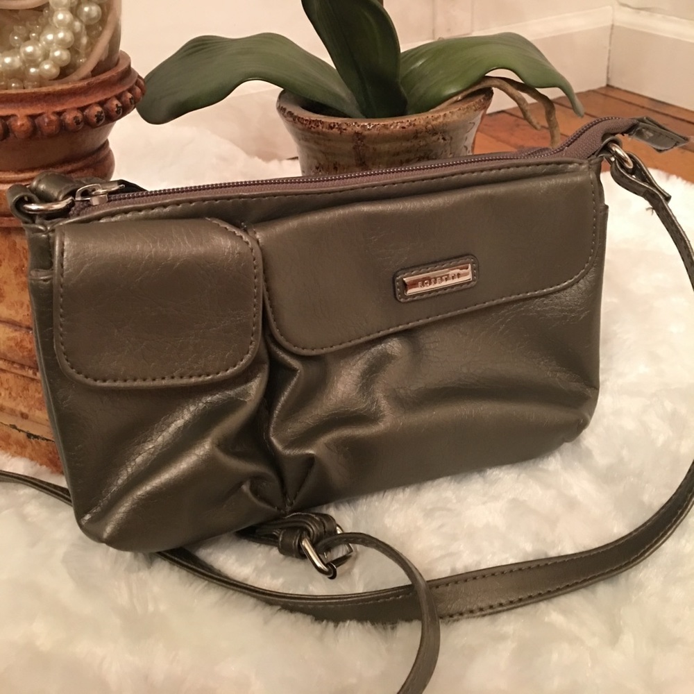 Antique Gold/Bronze Crossbody Bag by Rosetti