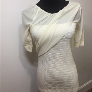 Ethereal white top (Anthropologie)