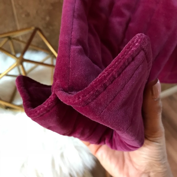 EUC Vintage Plum Velvet Channeled Riding Jacket - Picture 7 of 7