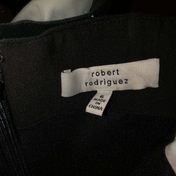 Roberto Rodriguez Black and White Strapless Dress - Picture 3 of 6