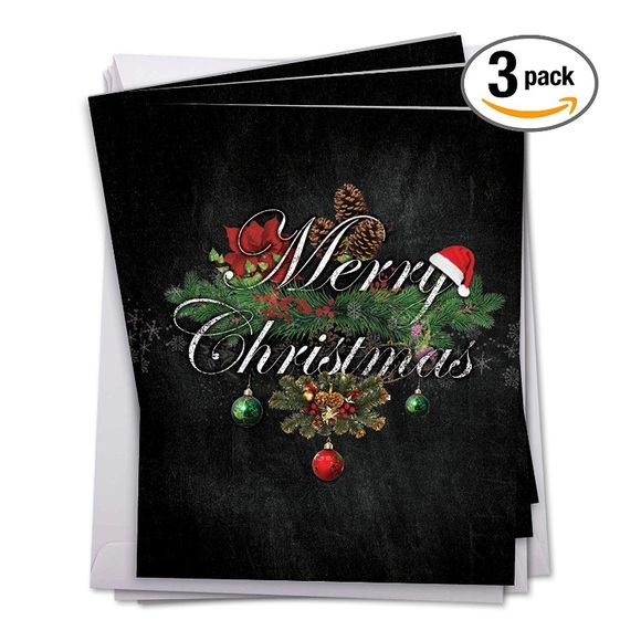 Other - 🔥3pack 🔥Merry Christmas Greeting Cards Large
