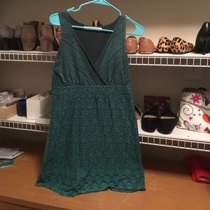 Green/blue Athleta dress
