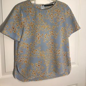 Zara floral blouse medium