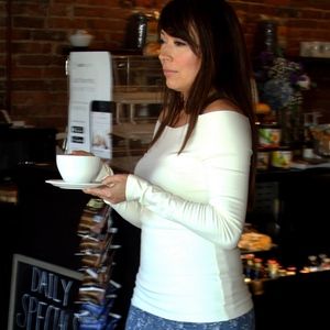 NWT-Off the shoulder top - Soy and Organic cotton