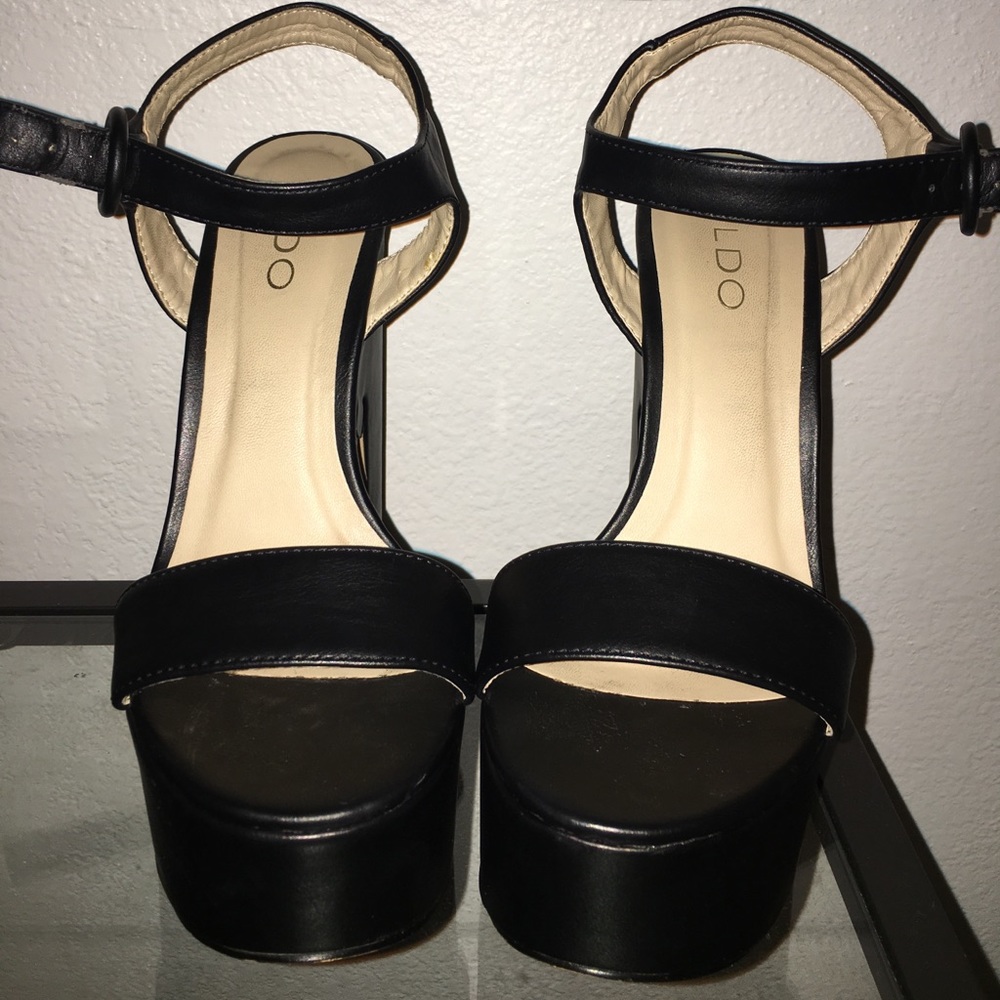 Black Aldo Platforms