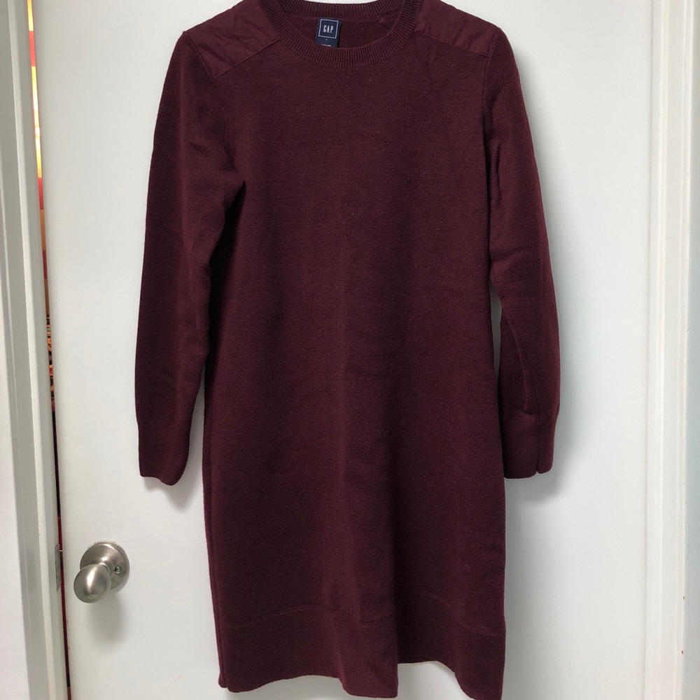 Merino wool sweater dress