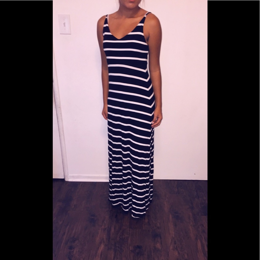Forever 21 Maxi striped dress