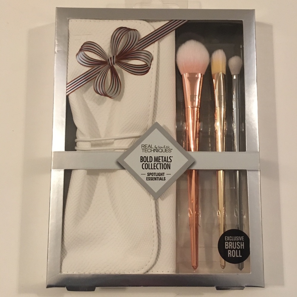 Real Techniques Bold Metals New Makeup Brush Set