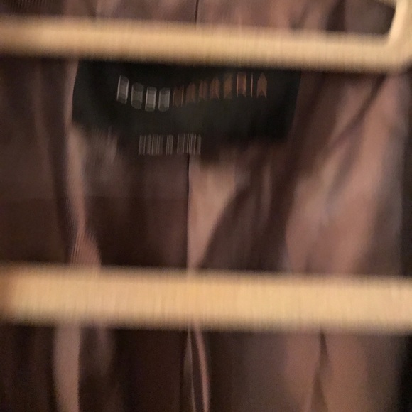 BCBG brown long pea coat size small - Picture 3 of 7