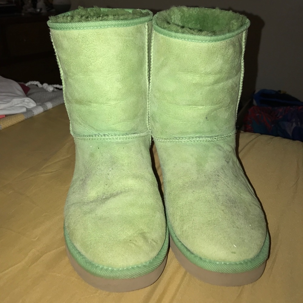 Lime green Uggs