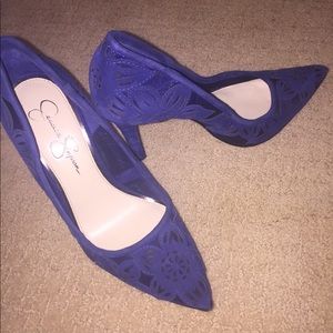 Royal blue heels