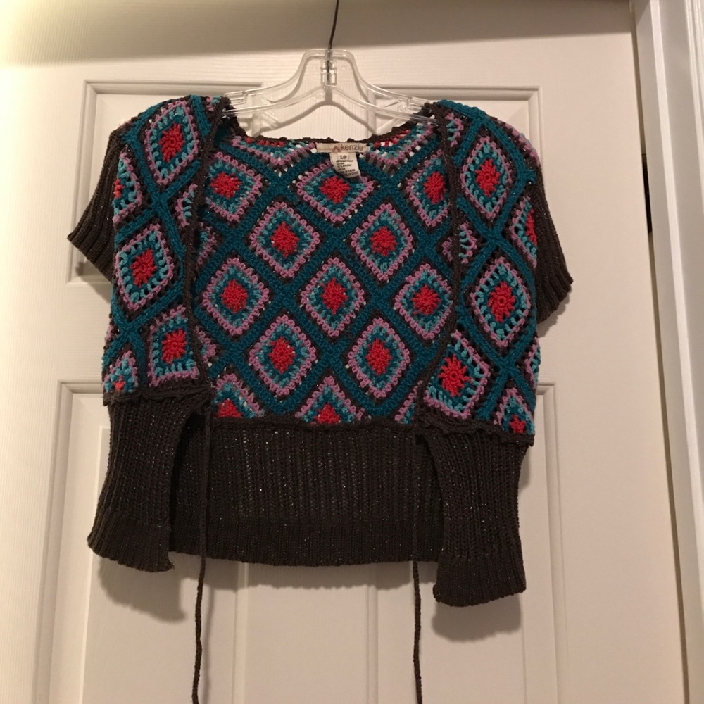Crop knit top
