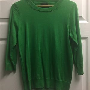 J Crew Green Sweater, size medium