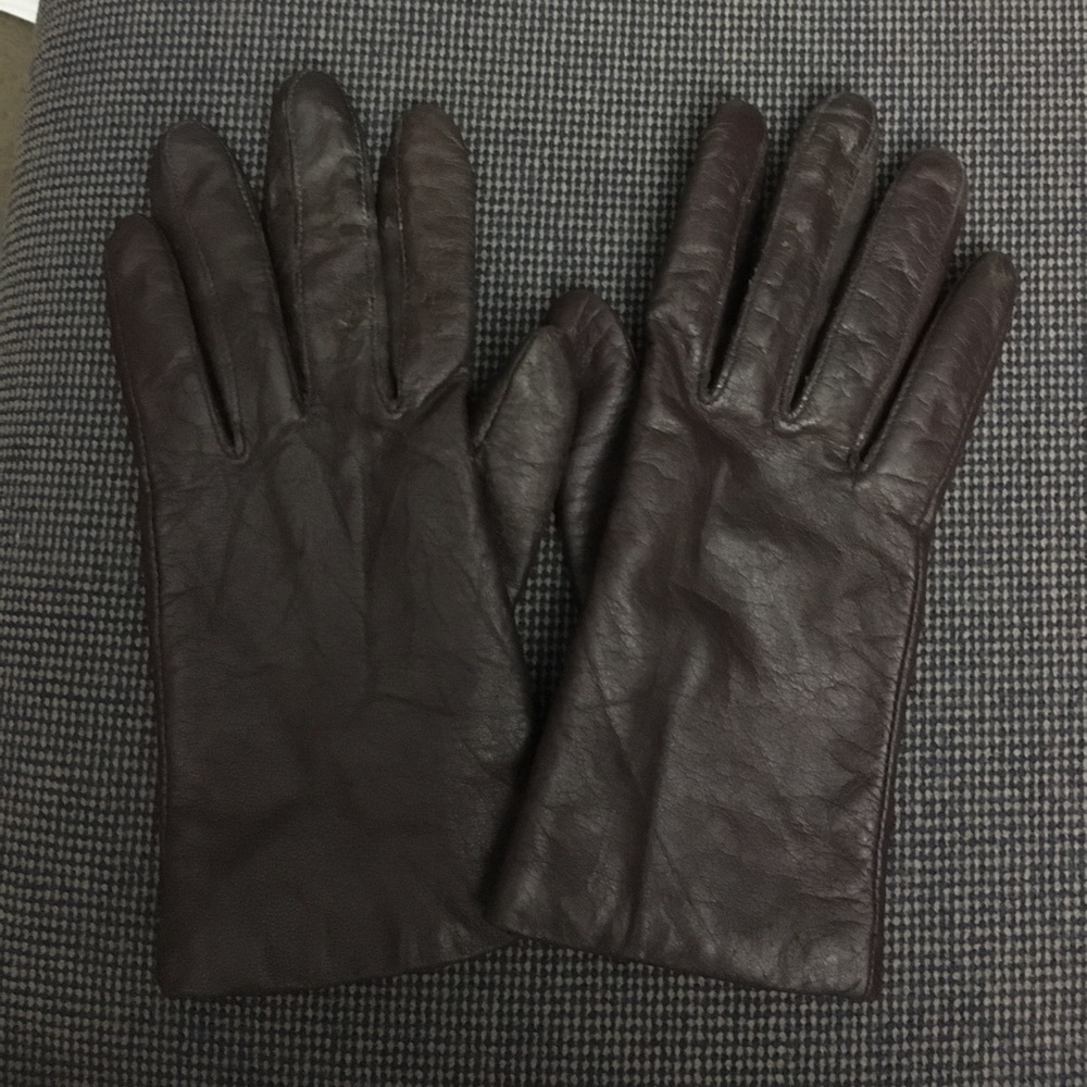 100% Genuine Leather Chocolate Brown Gloves
