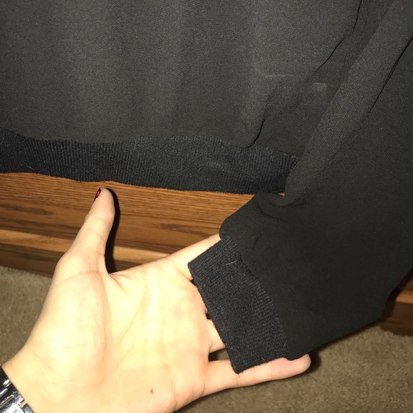 Long sleeve sheer black top - Picture 7 of 7