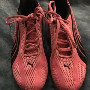 Pink Puma sneakers