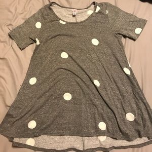 Lularoe polka dot perfect tee