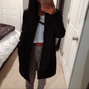 Long Bomber Jacket