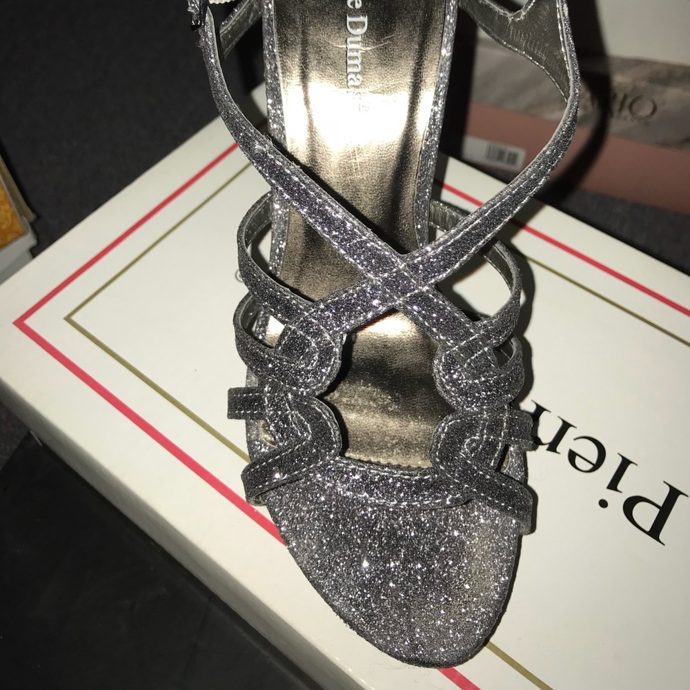 Gunmetal 7.5 prom shoes