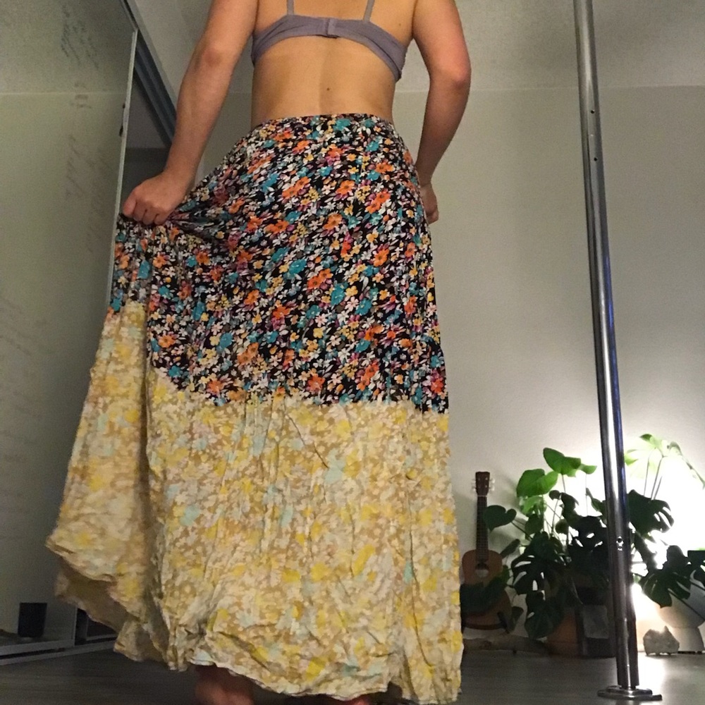 Long bohemian skirt