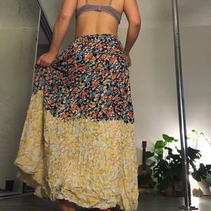 Long bohemian skirt