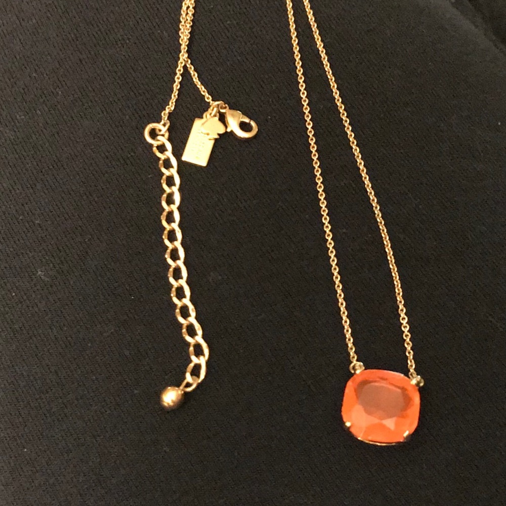 Orange Stone Kate Spade Necklace