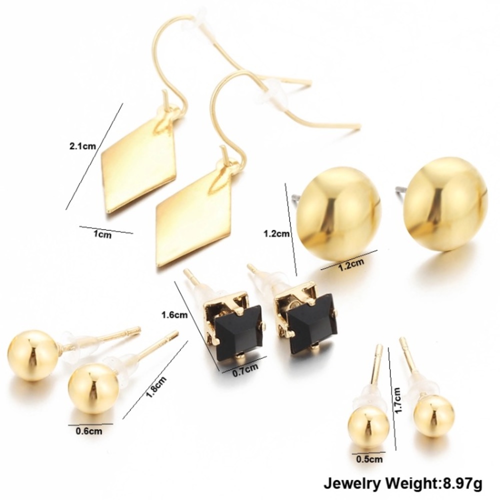 Beautiful set of assorted earrings - Picture 5 of 5