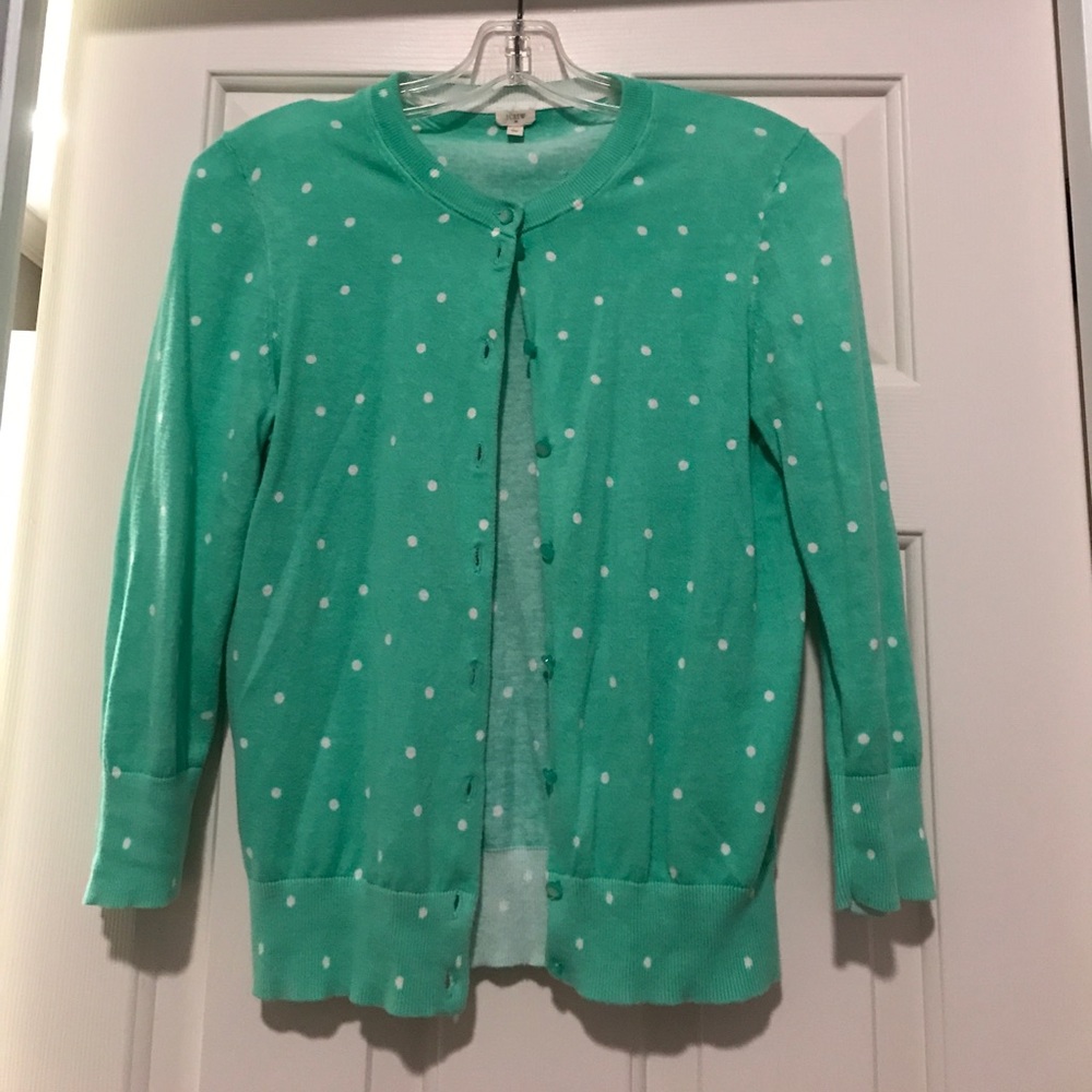 Mint green cashmere cardigan!!