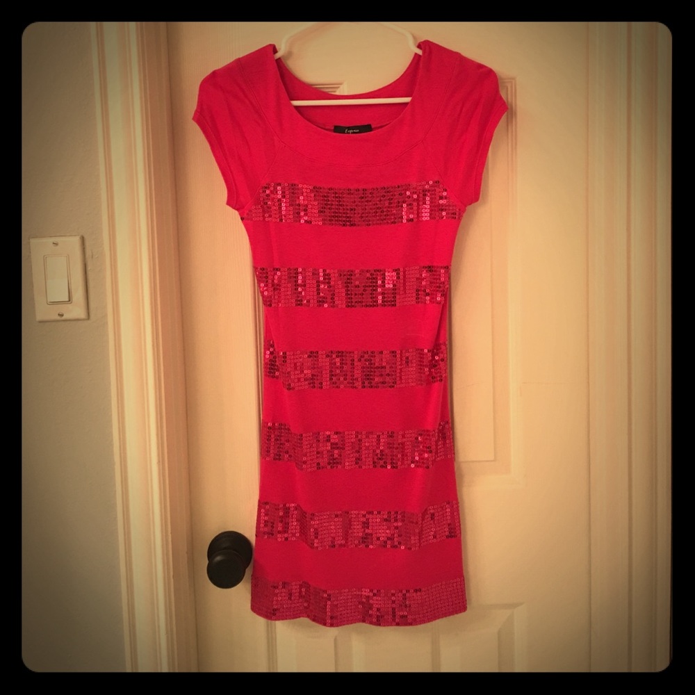 Express short tee shirt dress