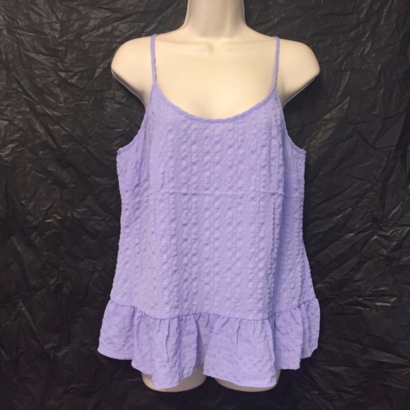 Lilly Pulitzer Coral Tank Top Seersucker Lilac