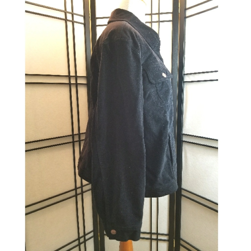 {Bill Blass Jeans} VINTAGE Stretch Velvet Jacket - Picture 3 of 4