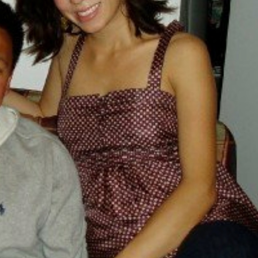 J crew silk cross back tank empire waist size 0