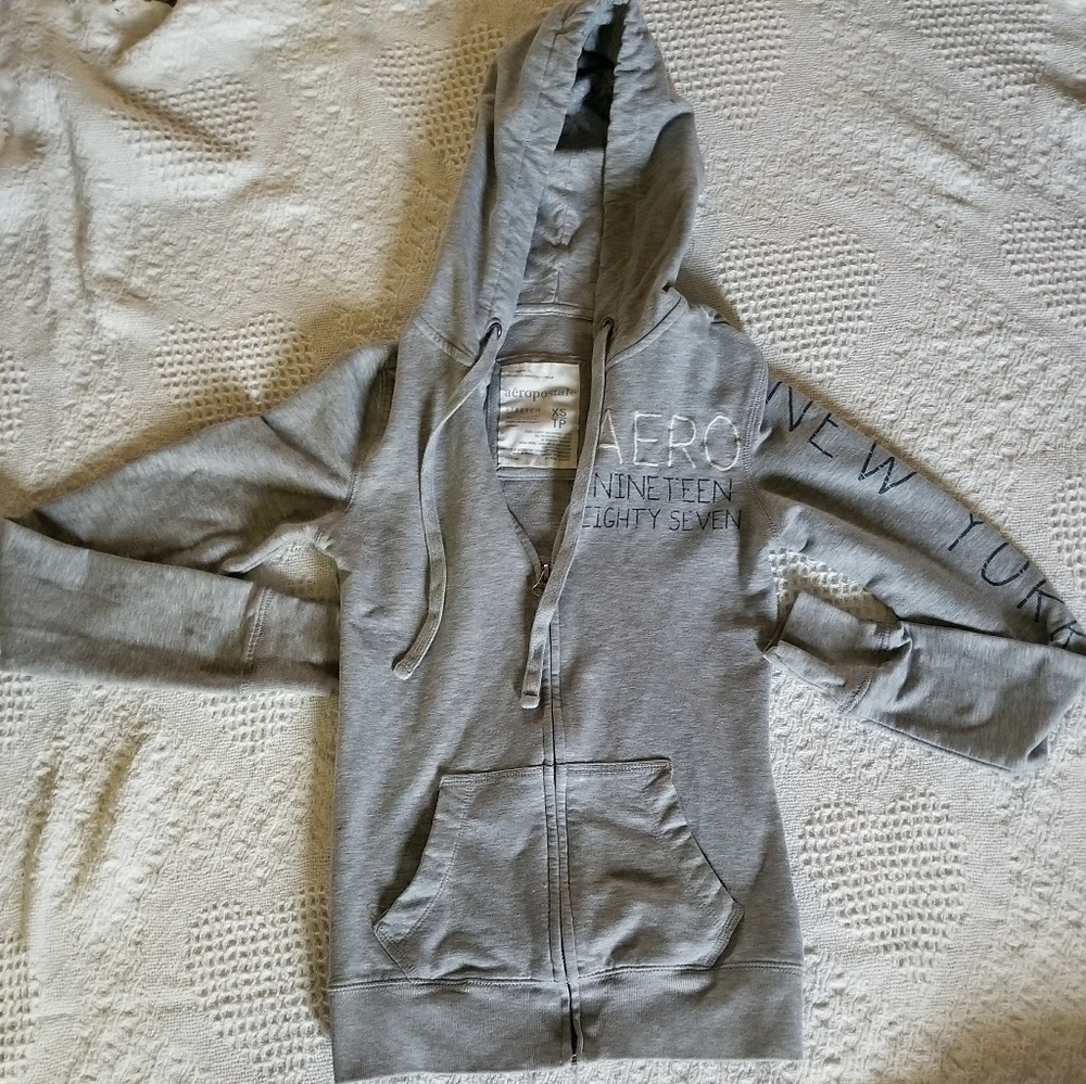 Gray hoodie