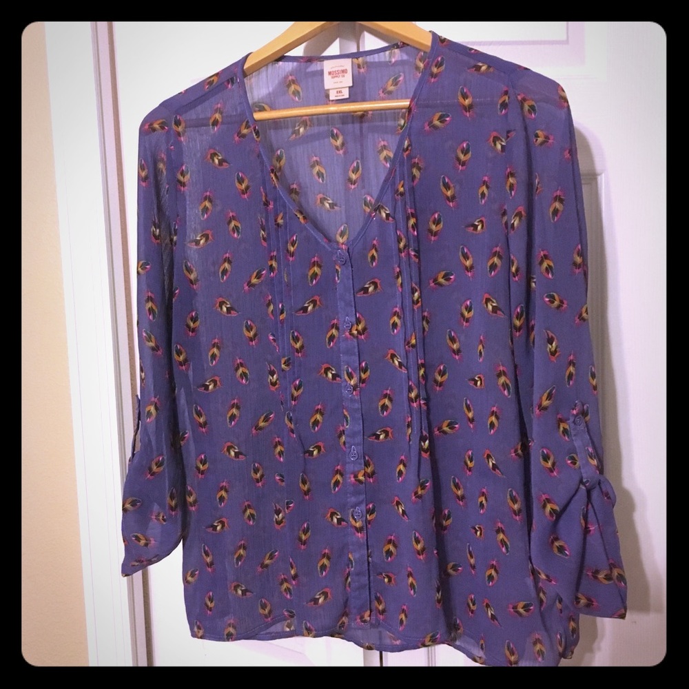 Mossimo 3/4 Sleeve Top