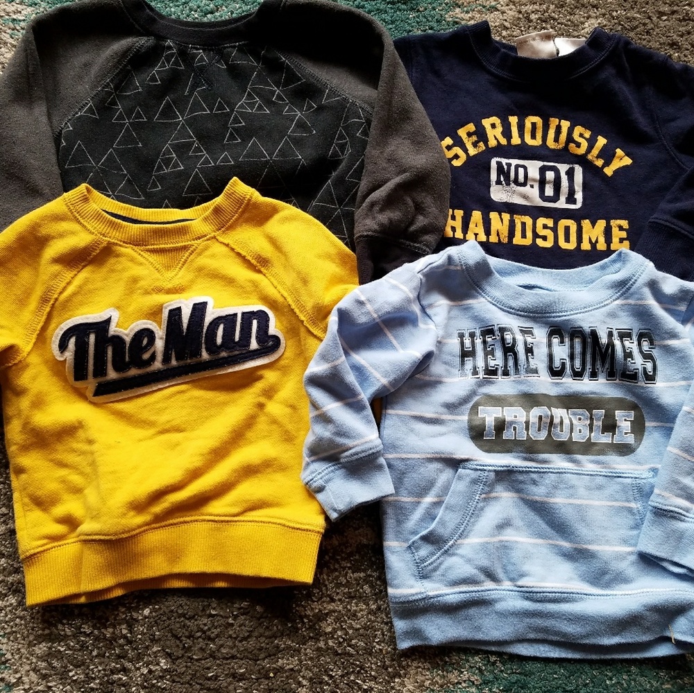 12 Month boy sweatshirts