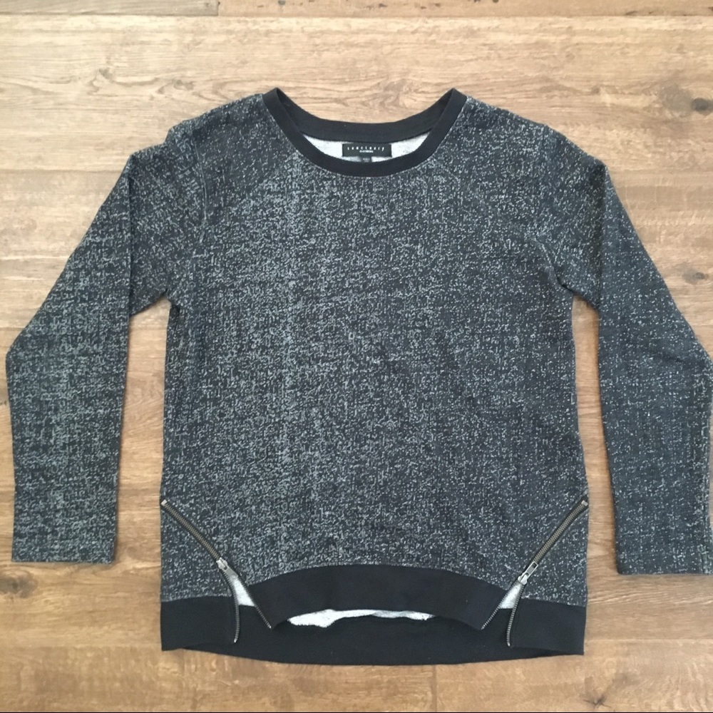 NWOT Sanctuary Crewneck Zipper Sweat