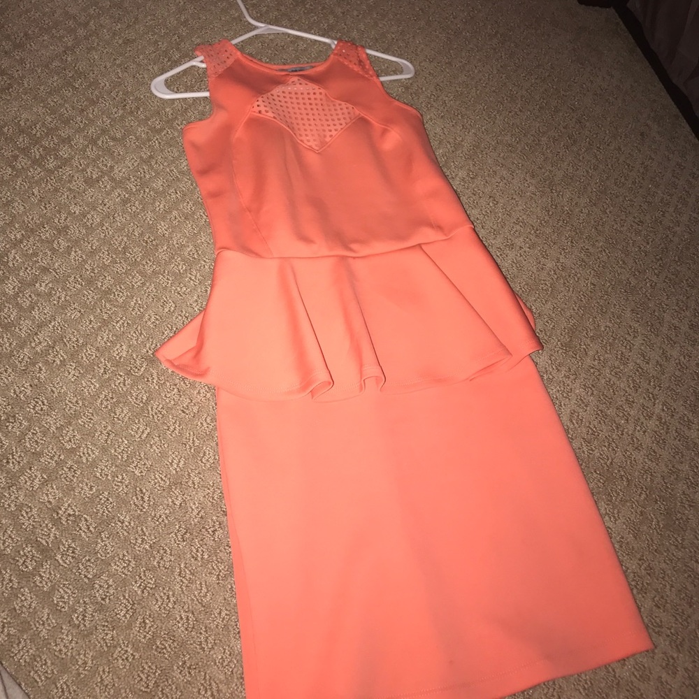 Coral dress
