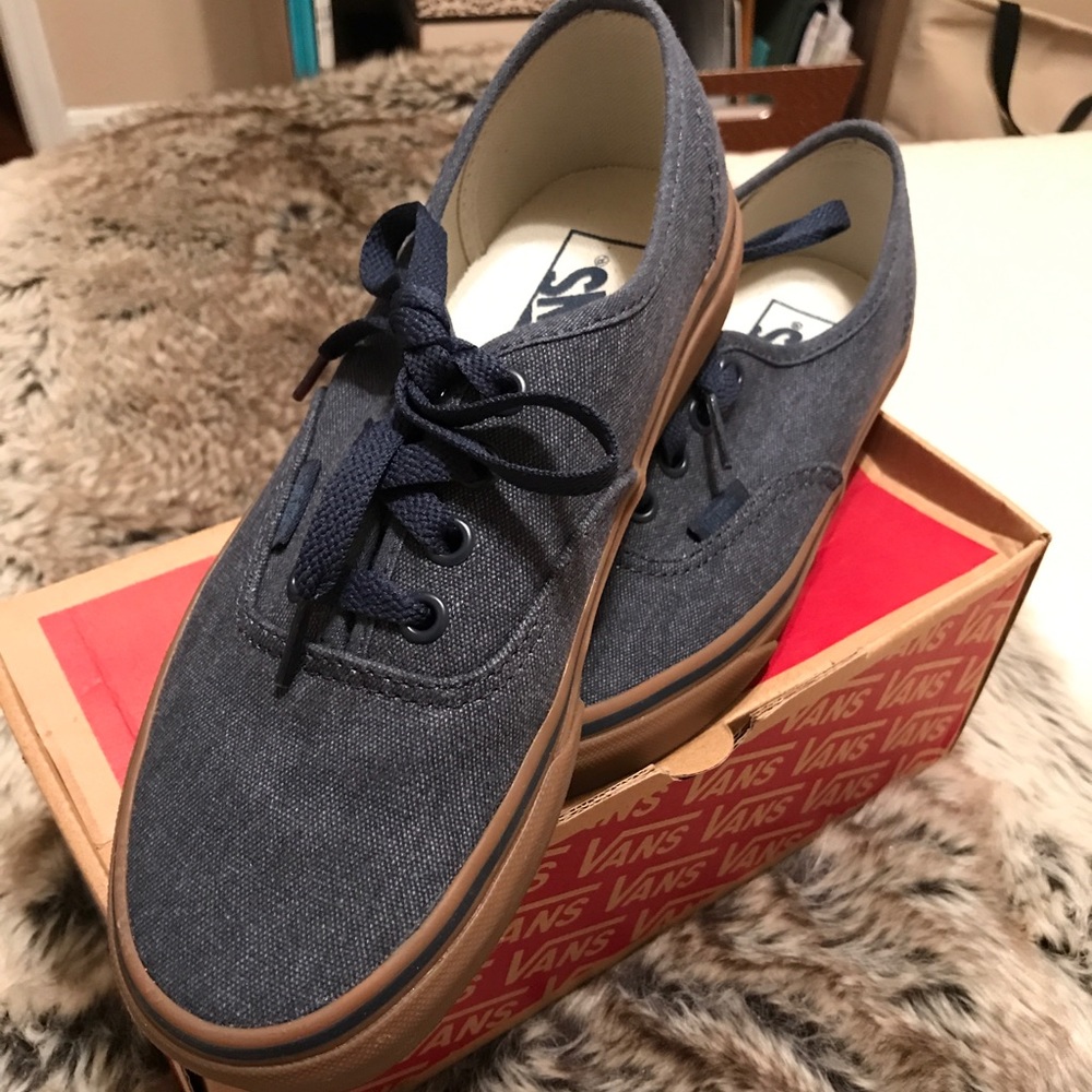 Denim Vans (just wore once)