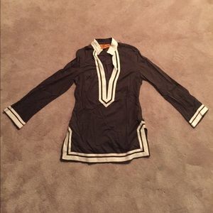 Tory Burch long sleeve brown top