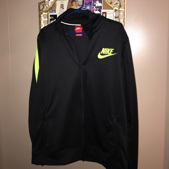 nike sweater neon green