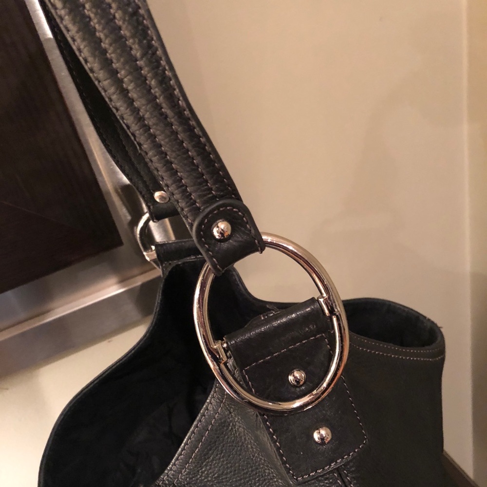 Black leather  alfani purse