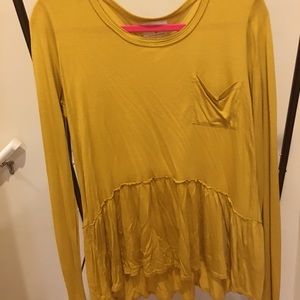 Anthropologie Peplum Tee