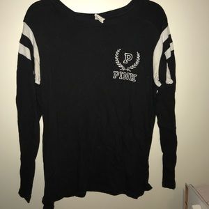 Black long sleeve PINK top